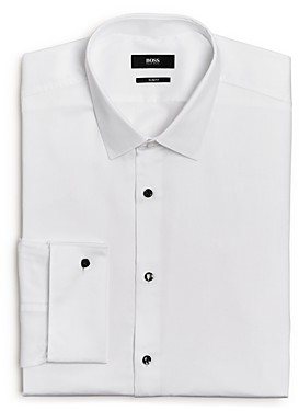 extra slim fit tuxedo shirt