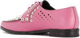 Thumbnail for your product : Prada stud embellished lace-up shoes