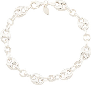 TJMAXX Sterling Silver Marina Chain Bracelet For Women