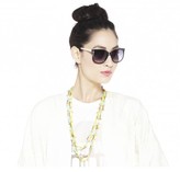 Thumbnail for your product : Sole Society Leena Oversized Sunglasses With Metal Details