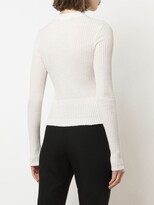 Thumbnail for your product : Proenza Schouler Peplum Ribbed Cardigan