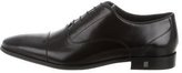 Thumbnail for your product : Versace Leather Cap-Toe Oxfords w/ Tags