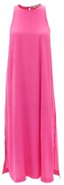 Thumbnail for your product : Three Graces London Nalini Racerback Crepe Midi Dress - Pink
