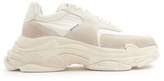 Thumbnail for your product : Balenciaga Triple S Low Top Trainers - Mens - White