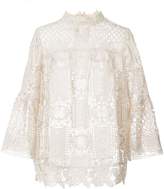 Thumbnail for your product : Anna Sui perforated lace blouse