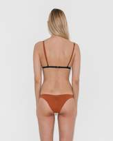 Thumbnail for your product : Haight Black + Rust Taping Triangle Bikini