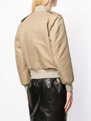 Saint Laurent zipped bomber jacket
