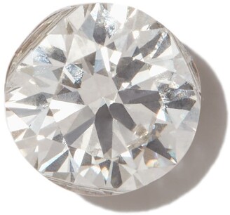 Maria Tash 18kt White Gold Invisible Set Diamond Single Earring