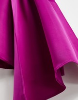 Thumbnail for your product : Virgos Lounge VL The Label wrap asymmetric midi skirt in hot pink