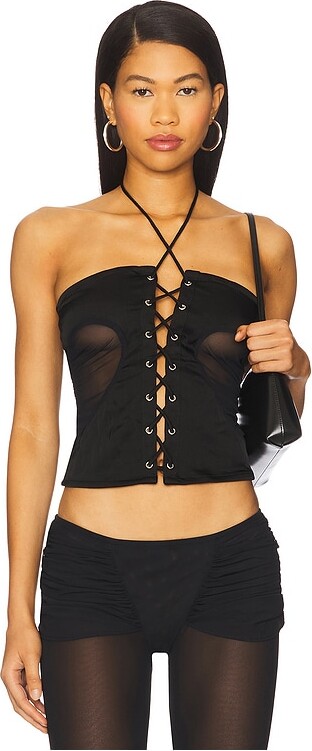 AMOR MIA Gathered Heart Top