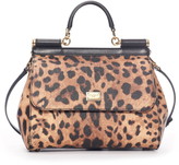 Thumbnail for your product : Dolce & Gabbana 'Miss Sicily' Top Handle Leather Satchel