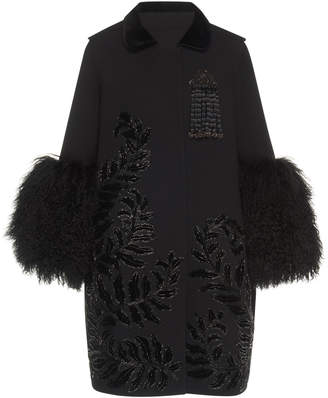 Andrew Gn Embroidered Overcoat