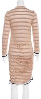 Thumbnail for your product : A.L.C. Long Sleeve Striped Dress