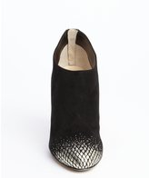 Thumbnail for your product : Jimmy Choo black suede snake embosed toe heel 'Mendez' booties