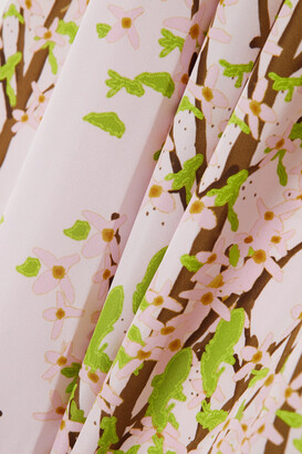 BERNADETTE Birgit Floral-print Taffeta Maxi Dress - Pink