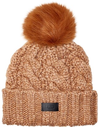 ugg faux fur beanie