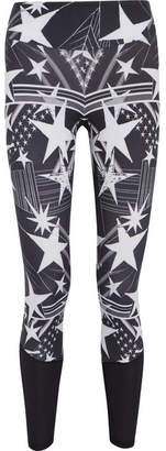 Bodyism - I Am Starry Printed Stretch-jersey Leggings - Black