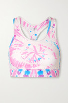 Thumbnail for your product : Splits59 Geri Tie-dyed Stretch Sports Bra