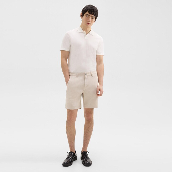 Theory Zaine 7" Carpenter Short in Stretch Cotton Canvas