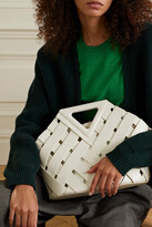 Thumbnail for your product : Bottega Veneta Point Basket Intrecciato Leather Tote - White