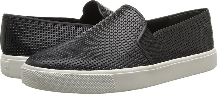 Vince Blair 5 Women's Slip on Shoes Black Leather : 9.5 M