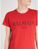 Thumbnail for your product : Balmain Logo-print cotton-jersey T-shirt