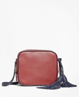 Thumbnail for your product : Brooks Brothers Tasseled Leather Cross-body Bag