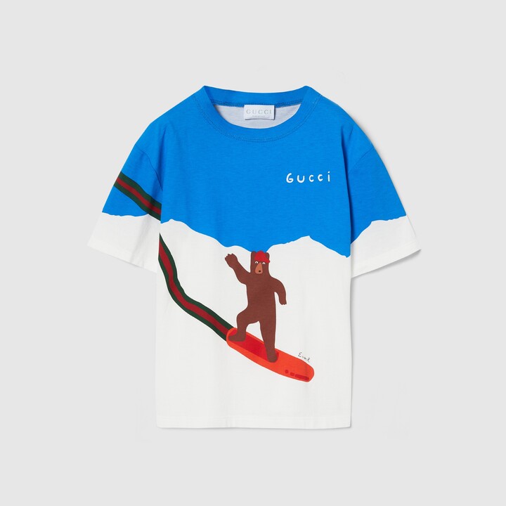Gucci Children's cotton T-shirt with print
