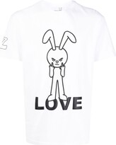 Love Bunny graphic-print T-shirt 