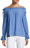 Thumbnail for your product : Love Sam Off-the-Shoulder Cotton Top