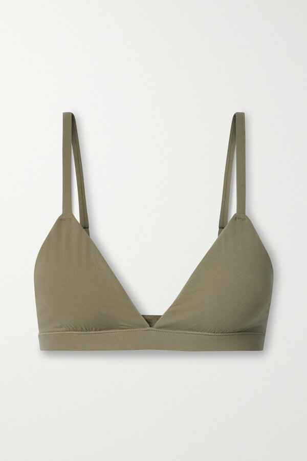 SKIMS Fits Everybody Lace Scoop Bralette - Bronze