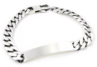 Les Trésors De Lily Identity bracelet for men silver 'Adam' old.