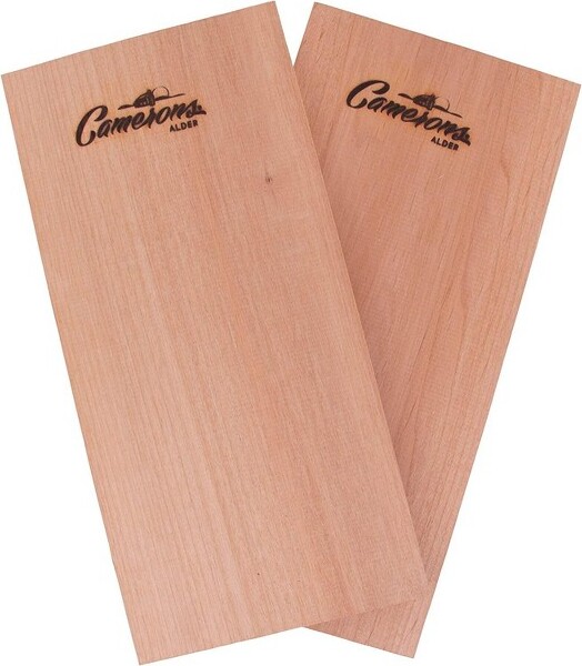 Camerons CameronsProductsGrillingPlanks-2PackAlder-Premium5.5x11.5AlderforBarbecueSalmonSeafoodSteakBurgersPorkChopsVegetablesand