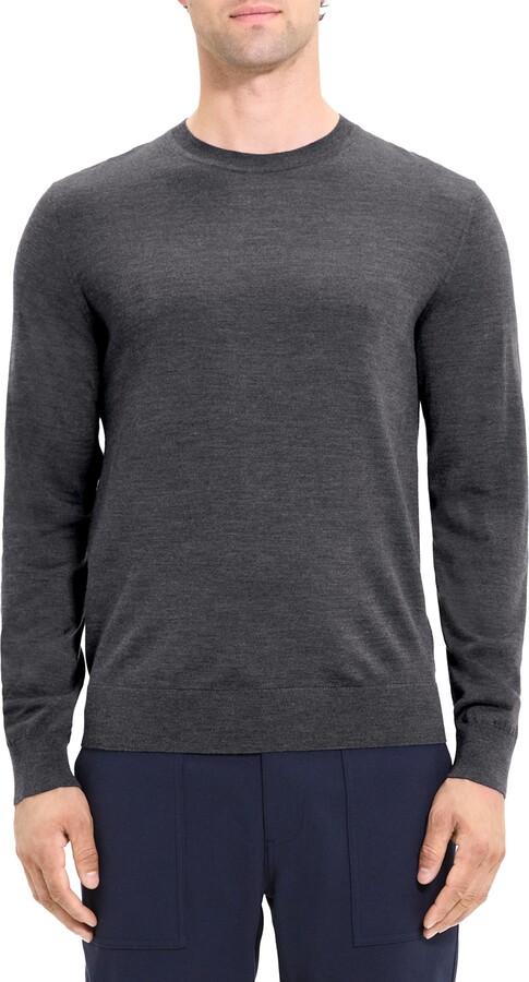 Theory Regal Wool Crewneck Sweater