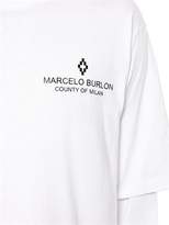 Thumbnail for your product : Marcelo Burlon County of Milan Grey Wing Jersey Layered T-Shirt