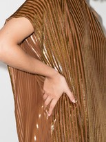 Thumbnail for your product : Taller Marmo Metallic One-Shoulder Mini Dress