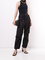 Thumbnail for your product : Dion Lee Parachute drawstring-waist trousers
