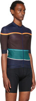 Thumbnail for your product : Paul Smith SSENSE Exclusive Brown & Navy Race Fit Cycling T-Shirt