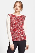 Thumbnail for your product : Tory Burch 'Roanan' Floral Print Long Sleeve Tee