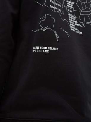 Helmut Lang Helmut Laws Cotton Hooded Sweatshirt - Mens - Black