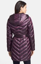 Thumbnail for your product : Ellen Tracy Hooded Packable Down Coat (Online Only)