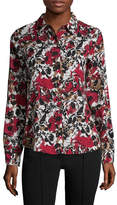 Thumbnail for your product : Karl Lagerfeld Paris Printed Buttoned Blouse