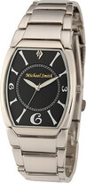 Thumbnail for your product : Fine Jewelry Personalized Dial Mens Diamond-Accent Silver-Tone Watch