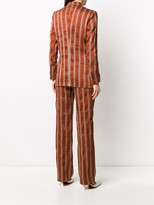 Thumbnail for your product : Tagliatore Jasmine double breasted striped noil suit