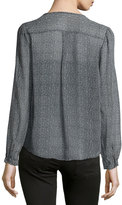 Thumbnail for your product : Joie Silk Printed Blouse, Black