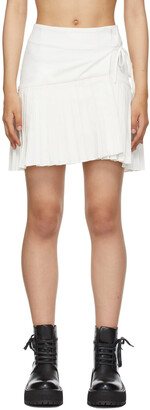 Kika Vargas White Regina Wrap Skirt