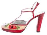 Thumbnail for your product : Dolce & Gabbana T-Strap Platform Sandals