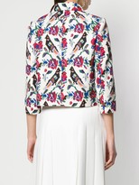 Thumbnail for your product : RED Valentino Floral Bird Print Cropped Jacket