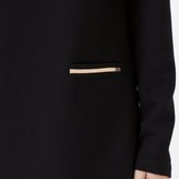 Thumbnail for your product : La Redoute SEE U SOON Long-Sleeved Stretch Dress with Gold-Coloured Detailing