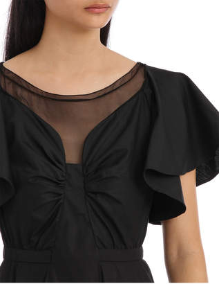 No.21 Black Midi Dress